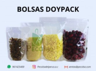 BOLSAS DOYPACK TRANSPARENTES
